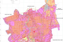 Bản đồ quy hoạch sử dụng đất thị xã Bến Cát, tỉnh Bình Dương