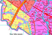 Bản đồ quy hoạch giao thông xã Lợi Bình Nhơn, TP Tân An, tỉnh Long An thời kỳ 2021 – 2030