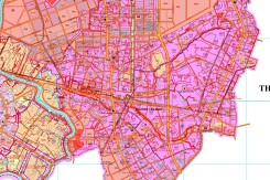 Bản đồ quy hoạch sử dụng đất phường Tân Định, thị xã Bến Cát, Bình Dương