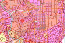 Bản đồ quy hoạch giao thông phường Thới Hòa, thị xã Bến Cát, Bình Dương