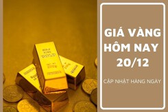 Giá vàng hôm nay 20/12: Vàng SJC lập đỉnh mới, chạm mốc 75,4 triệu đồng/lượng