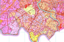 Bản đồ quy hoạch sử dụng đất xã Phú An, thị xã Bến Cát, Bình Dương