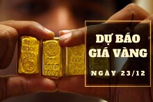 Dự báo giá vàng 23/12: Tăng thêm khi vàng thế giới đạt mức đỉnh gần 3 tuần?