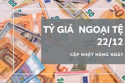 Tỷ giá ngoại tệ hôm nay 22/12: Đồng loạt tăng trở lại