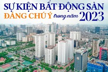 Nhìn lại những sự kiện bất động sản nổi bật năm 2023