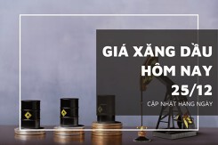 Giá xăng dầu hôm nay 25/12: Đồng loạt đi ngang trong mùa Giáng sinh