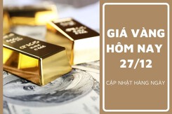 Giá vàng hôm nay 27/12: Vàng SJC về dưới mốc 80 triệu đồng/lượng