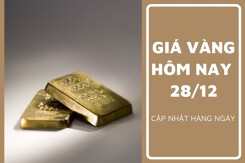 Giá vàng hôm nay 28/12: Giao dịch quanh mốc 79,8 triệu đồng/lượng