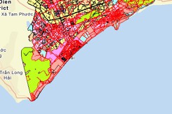 Bản đồ quy hoạch giao thông huyện Đất Đỏ, tỉnh Bà Rịa - Vũng Tàu thời kỳ 2021 - 2030