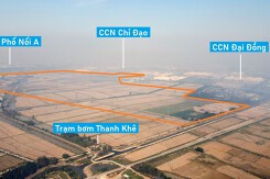 Toàn cảnh CCN Minh Hải rộng 145 ha sắp xây dựng ở Văn Lâm, Hưng Yên