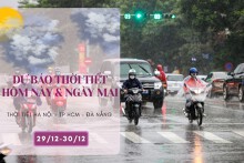 Dự báo thời tiết hôm nay và ngày mai 30/12: Hà Nội rét về sáng và đêm, Đà Nẵng mưa vài nơi, TP HCM ngày vẫn nắng