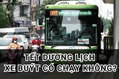 Tết Dương lịch xe buýt có chạy không?