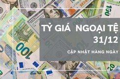 Tỷ giá ngoại tệ ngày 31/12: USD, euro, yen Nhật, bảng Anh, đô la Úc tuần qua