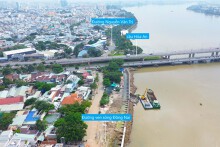 Toàn cảnh đường ven sông Đồng Nai với hầm chui qua cầu Hóa sẽ xây dựng ở TP Biên Hòa