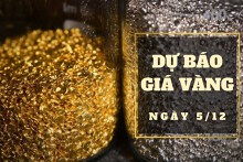 Dự báo giá vàng 5/12: Sẽ giảm trở lại vào đầu phiên?