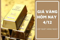 Giá vàng hôm nay 4/12: Bật tăng mạnh sáng đầu tuần