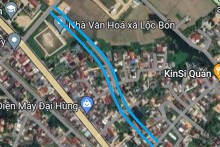 Đường sẽ mở ở xã Lộc Bổn, huyện Phú Lộc, Thừa Thiên Huế