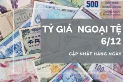 Tỷ giá ngoại tệ hôm nay 6/12: Bảng Anh giảm tiếp tục