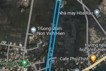 Đường sẽ mở ở xã Vinh Hiền, huyện Phú Lộc, Thừa Thiên Huế