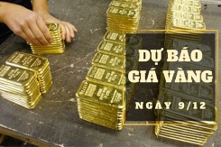 Dự báo giá vàng 9/12: Giảm nhẹ vào cuối tuần?