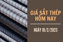 Giá sắt thép xây dựng hôm nay 10/2: Quay đầu giảm trong giao dịch cuối tuần