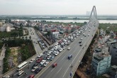 Hà Nội cấm đường theo giờ trên cầu Nhật Tân trong 7 ngày