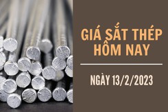 Giá sắt thép xây dựng hôm nay 13/2: Đà giảm tiếp diễn trên Sàn SHFE