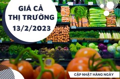 Giá cả thị trường hôm nay 13/2/2023: Rau củ, trái cây được bán với giá hợp lý