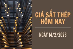 Giá sắt thép xây dựng hôm nay 14/2: Tiếp đà giảm, về mức 4.023 nhân dân tệ/tấn
