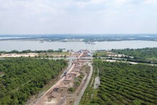 Tiến độ xây dựng cầu Nhơn Trạch nối TP Thủ Đức - Đồng Nai