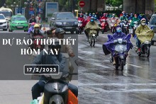 Dự báo thời tiết hôm nay 17/2/2023: Hà Nội vẫn mưa rét, Đà Nẵng mưa lạnh về đêm, TP HCM ngày nắng, chiều có mưa