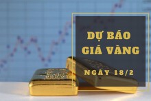 Dự báo giá vàng 18/2: Duy trì đà giảm vào phiên cuối tuần?