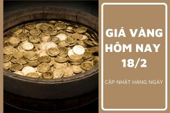 Giá vàng hôm nay 18/2: Điều chỉnh tăng từ 50.000 đồng/lượng đến 100.000 đồng/lượng phiên cuối tuần
