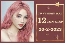 Tử vi ngày mai của 12 con giáp 20/2/2023: Hợi tài lộc tươi sáng, Thìn công việc bị trì trệ