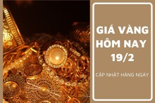 Giá vàng hôm nay 19/2: Vàng SJC tăng giảm trái chiều, giao dịch quanh ngưỡng 67,1 triệu đồng/lượng