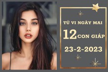 Tử vi ngày mai của 12 con giáp 23/2/2023: Dần tài lộc dư dả, Tuất tình yêu tươi đẹp