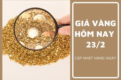 Giá vàng hôm nay 23/2: Điều chỉnh giảm từ 50.000 đồng/lượng đến 100.000 đồng/lượng