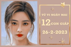 Tử vi ngày mai của 12 con giáp 26/2/2023: Thìn tài lộc ổn định, Dậu sự nghiệp không ổn