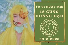 Tử vi ngày mai của 12 cung hoàng đạo 28/2/2023: Bảo Bình tài lộc xuống dốc, Song Ngư tình cảm ấm êm