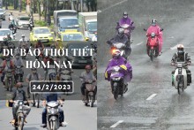 Dự báo thời tiết hôm nay 24/2/2023: Hà Nội mưa rét, Đà Nẵng lạnh về đêm, TP HCM tiếp tục nắng nóng