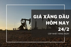 Giá xăng dầu hôm nay 24/2: Tiếp đà giảm dưới 1% sau phiên hôm qua