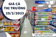 Giá cả thị trường hôm nay 25/2/2023: Thực phẩm tươi sống, rau xanh và trái cây có giá phải chăng