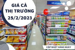 Giá cả thị trường hôm nay 25/2/2023: Thực phẩm tươi sống, rau xanh và trái cây có giá phải chăng