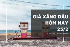 Giá xăng dầu hôm nay 25/2: Quay đầu tăng gần 2% trong phiên giao cuối tuần