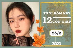 Tử vi hàng ngày hôm nay của 12 con giáp 26/2/2023: Sửu tài lộc trầm lắng, Mùi tình duyên hài hòa