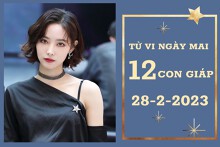 Tử vi ngày mai của 12 con giáp 28/2/2023: Thân tài lộc sa sút, Sửu công việc khả quan