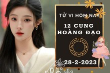 Tử vi hôm nay của 12 cung hoàng đạo ngày 28/2/2023: Sư Tử tình cảm hài hòa, Song Ngư tài lộc có tin vui