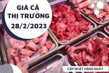 Giá cả thị trường hôm nay 24/2/2023: Farmers' Market, Bách Hóa Xanh ghi nhận giá thịt gà ổn định