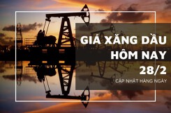 Giá xăng dầu hôm nay 28/2: Giảm trở lại với mức điều chỉnh dưới 1%