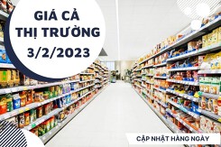 Giá cả thị trường hôm nay 3/2/2023: Thực phẩm tươi sống, rau củ quả có giá ổn định ở các siêu thị